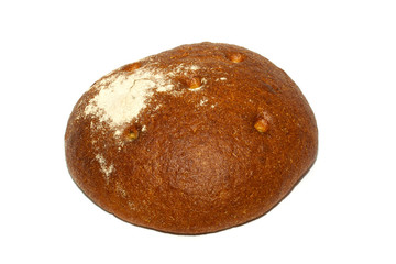 isolated bread on white background