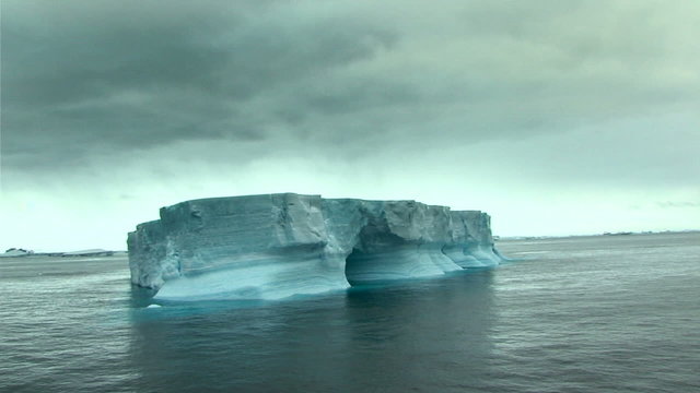 tabular iceberg in antarctica