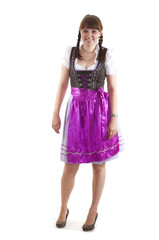 Frau in Dirndl