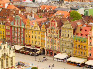 Fototapeta premium Old town square, Warsaw, Poland