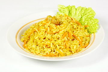 Uzbek national dish - plov