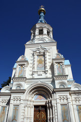 Fototapeta na wymiar Russisch-orthodoxe Kirche St. Peter und Paul