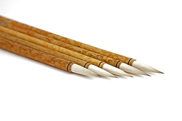 chinese calligraphic brushes