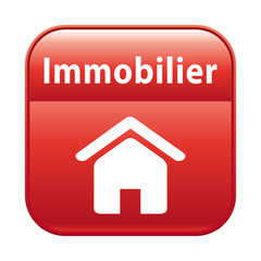 Bouton rouge section immobilier