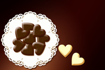 ハートのチョコレート