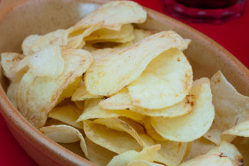 poptato chips and cola