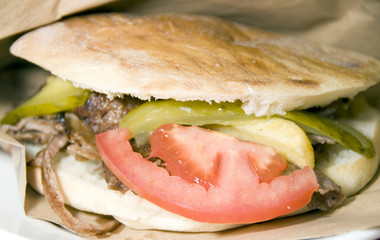pita gyro meat sandwich Istanbul Turkey