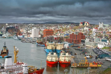 Fotobehang St. John's Harbour, Newfoundland © V. J. Matthew