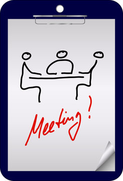 Clipboard - Meeting