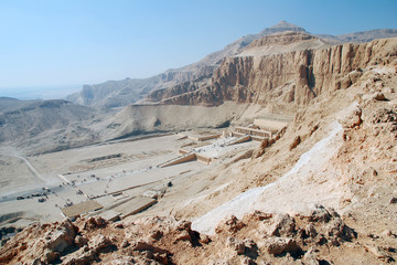 Egypt. Luxor. View of the Hatshepsut Temple. © bunebake