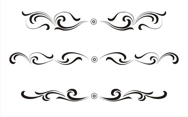 Ornaments in the band