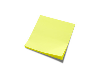 Yellow memo stick