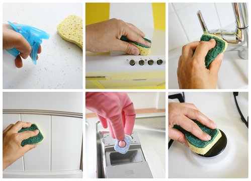 nettoyage complet de la cuisine