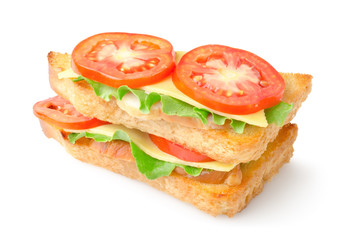 Sandwich with vegetables