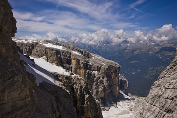 dolomiti del brenta ,via ferrata sentiero benin