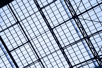 Selbstklebende Fototapeten Glass roof © Roman Sigaev
