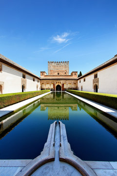 Nasridenpalast in der Alhambra, Granada, Spanien