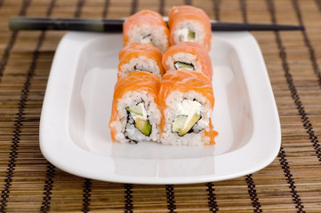 salmon rolls