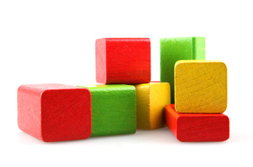 Wooden building blocks