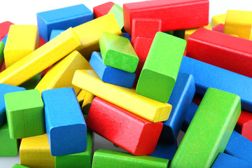Wooden building blocks