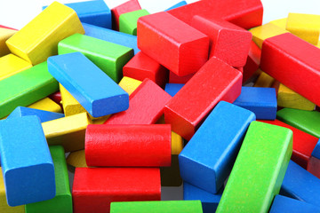 Wooden building blocks