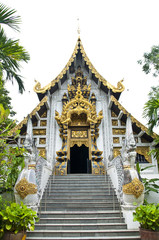 Fototapeta premium Molded lime of Thai temple.