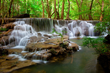 Waterfall in Deep forest