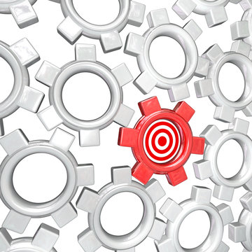 One Gear is Singled Out as Vital Part - Targeted Bulls-Eye