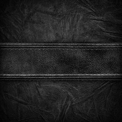 black leather background