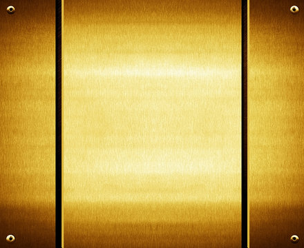 golden plate