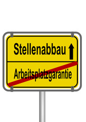 Stellenabbau
