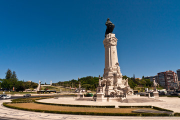 Fototapeta na wymiar Lizbona Pomnik w Portugalii
