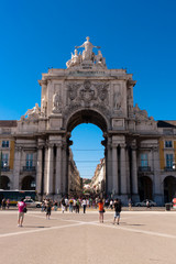 Central Lisbon Square Entrance