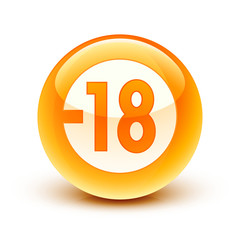icône programme interdit -18 / -18 icon