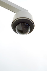 A Modern Surveillance Camera With Copy Space