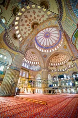 Fototapeten Innere der Blauen Moschee © Artur Bogacki