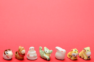 十二支　辰　正月　年賀状