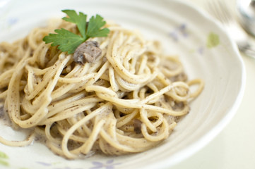 クリームパスタ