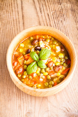 Minestrone soup