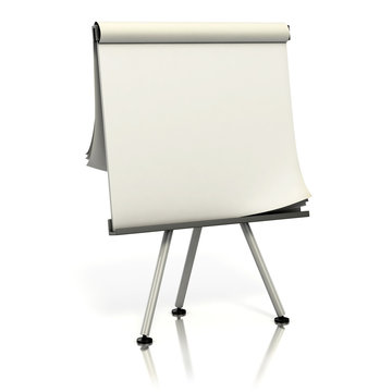 blank presentation board