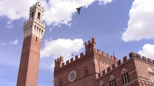 Siena,  Palazzo Pubblico e Torre del Mangia