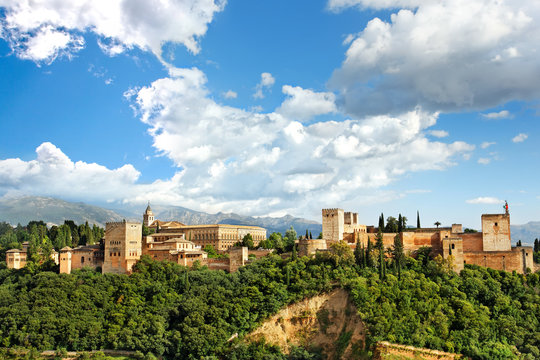 Blick auf Alhambra, Granada/Spanien