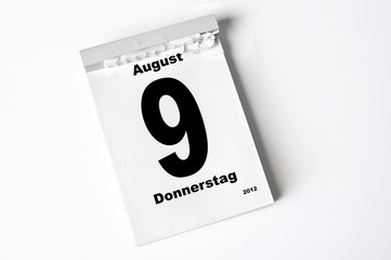 9. August 2012