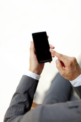 スマートフォン 男性 メンズ 若い ビジネスマン ビジネスシーン