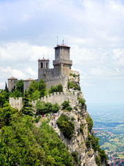 Fototapeta na wymiar San Marino Castle