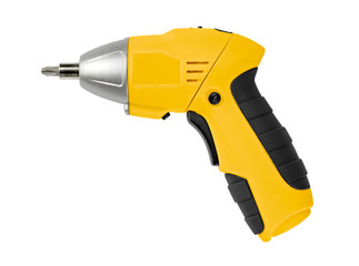 yellow Cordless Drill.