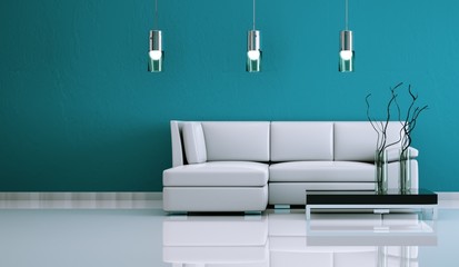 Wohndesign -weisses Sofa