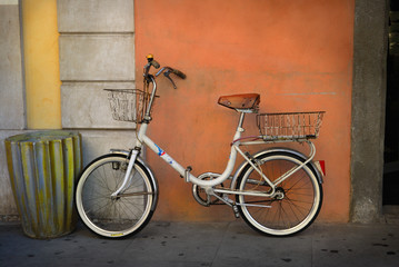 Italian old-style bicycle