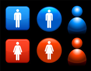 male and female icons