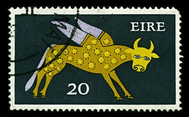 Postage stamp.